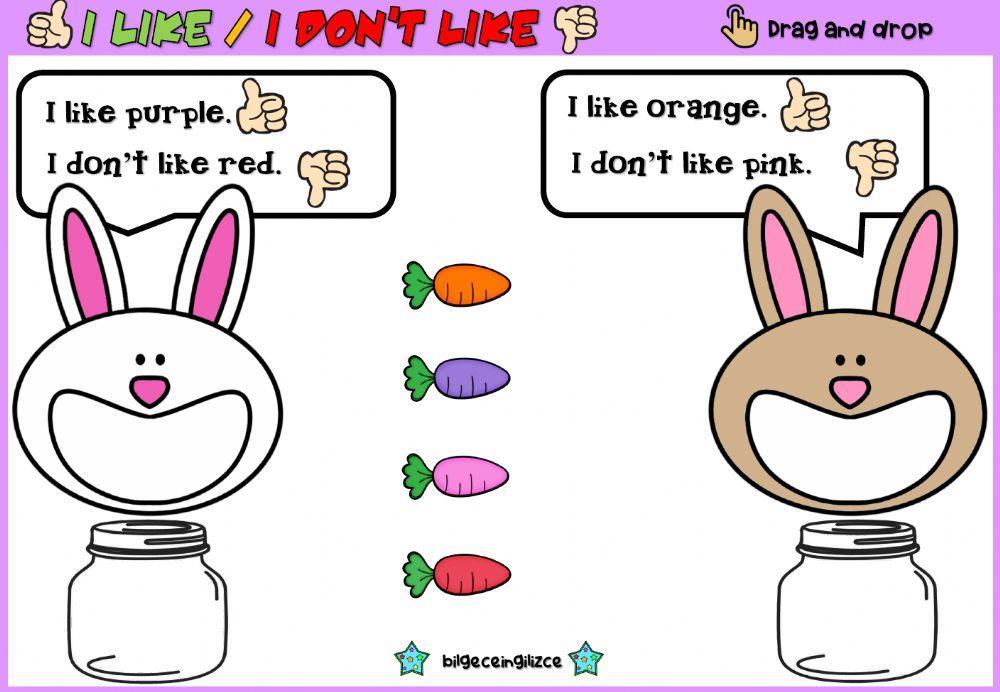 I Like - I don't Like (Carrot sorting)