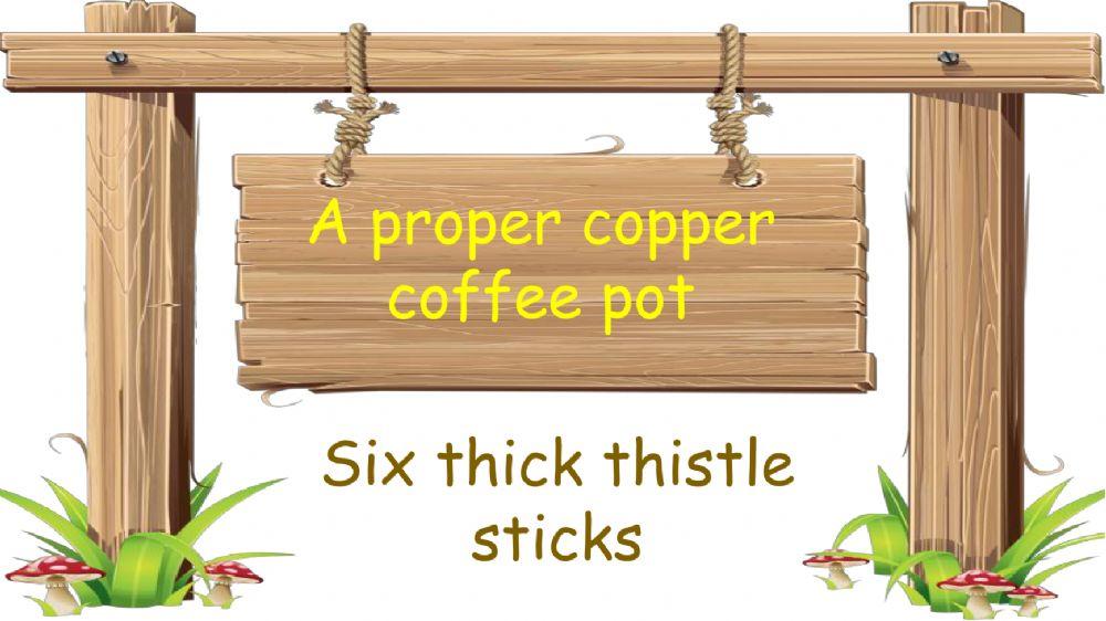 Tongue twister Tongue twister
