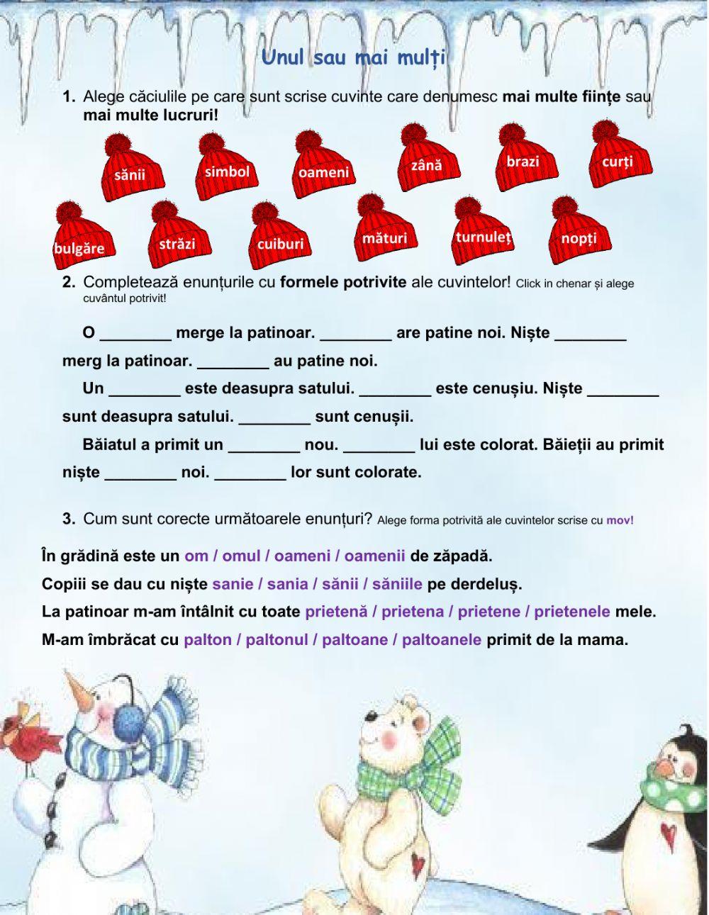 Numărul substantivului