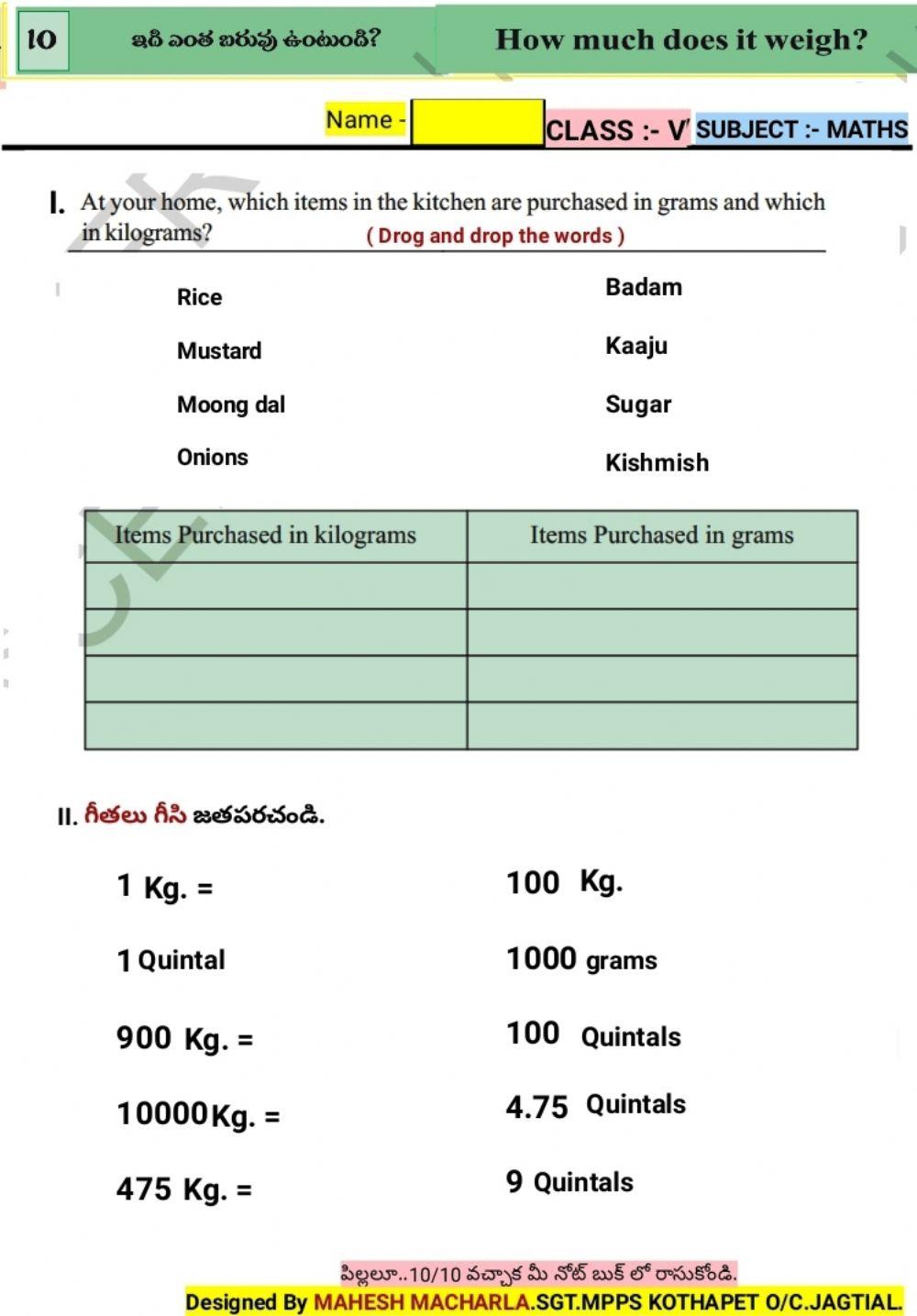 5th-MATHS-WS-10-2EM-BY MAHESH MACHARLA