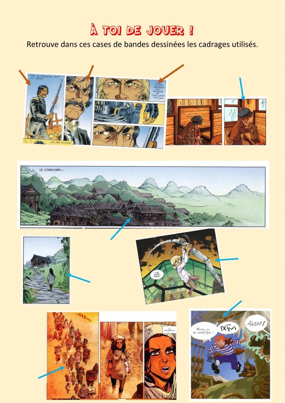 Les cadrages en bande dessinée