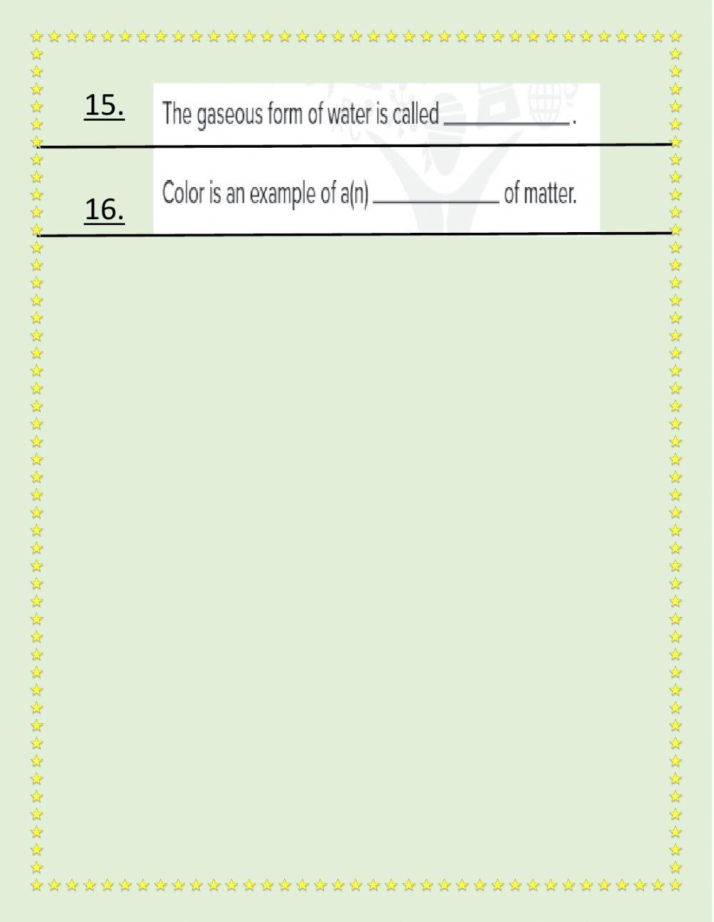 C6 L1- Describing matter