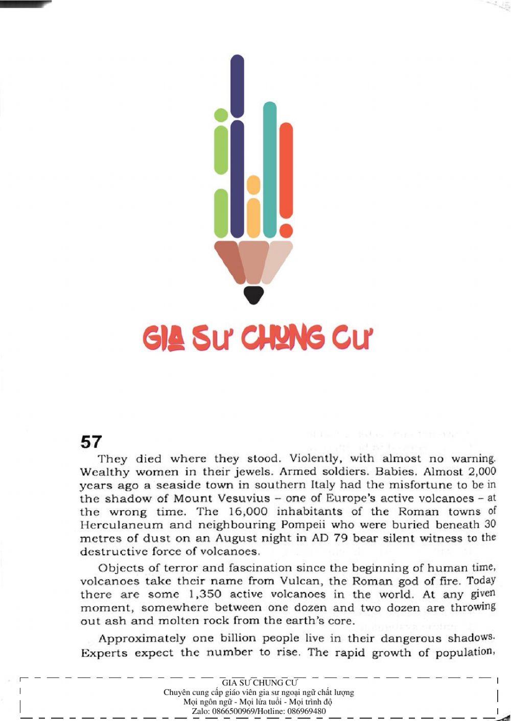 Trắc nghiệm Kỹ năng đọc hiểu Tiếng Anh số 19