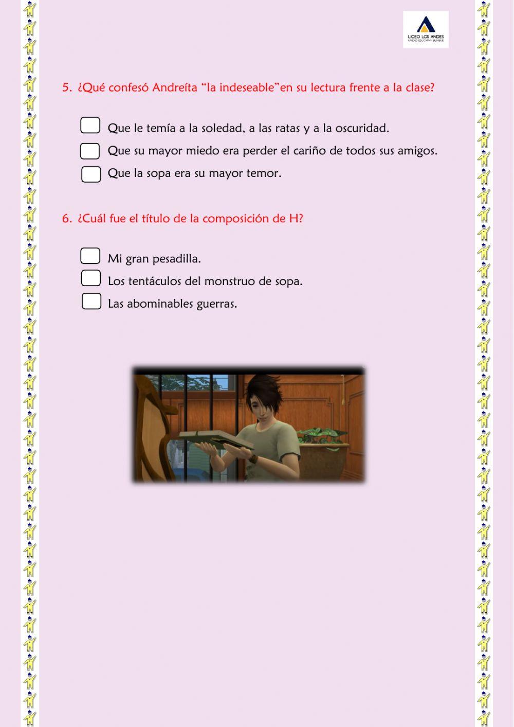 Control de Lectura -6 Amigo se escribe con H