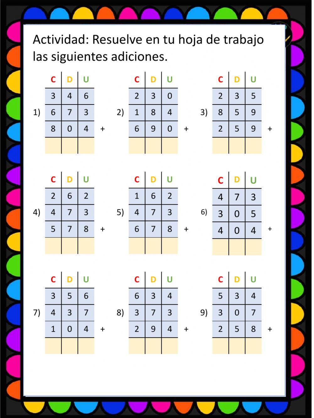 Adiciones Adiciones