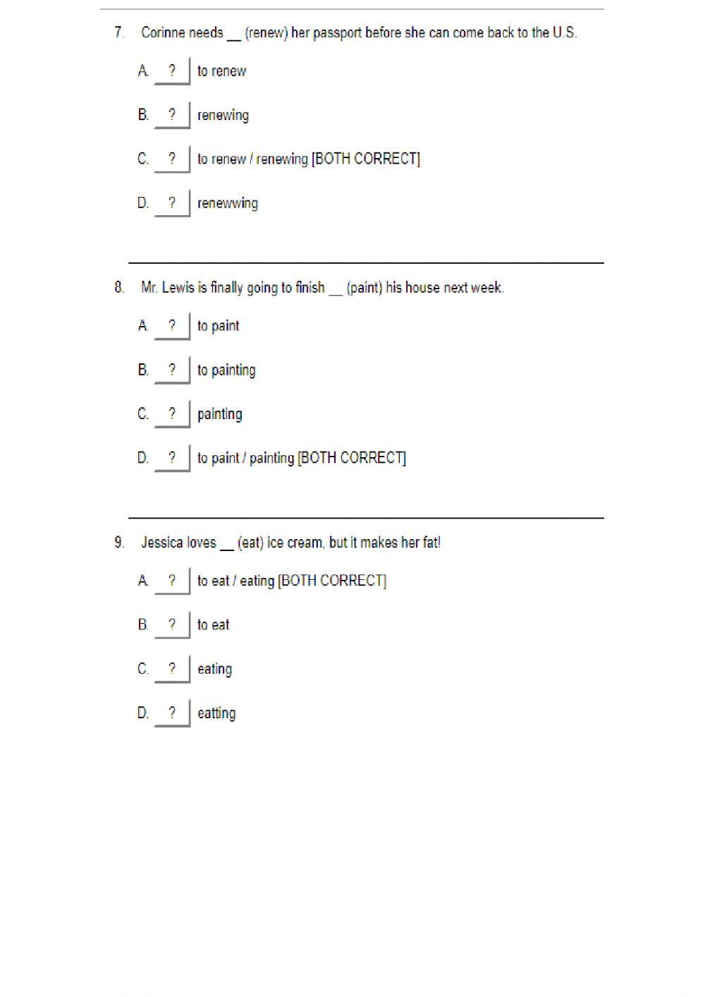 review intermiediaate 5