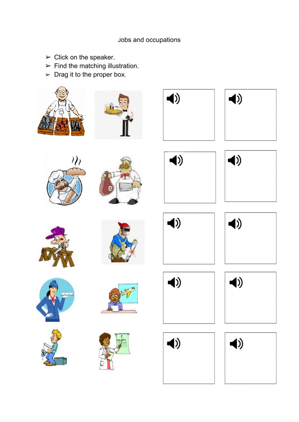 Jobs and occupations