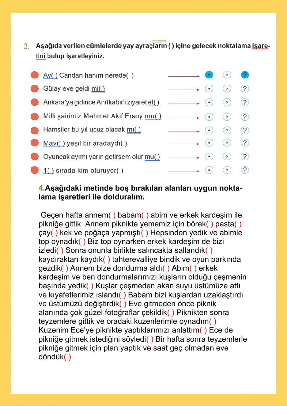 Noktalama İşaretleri