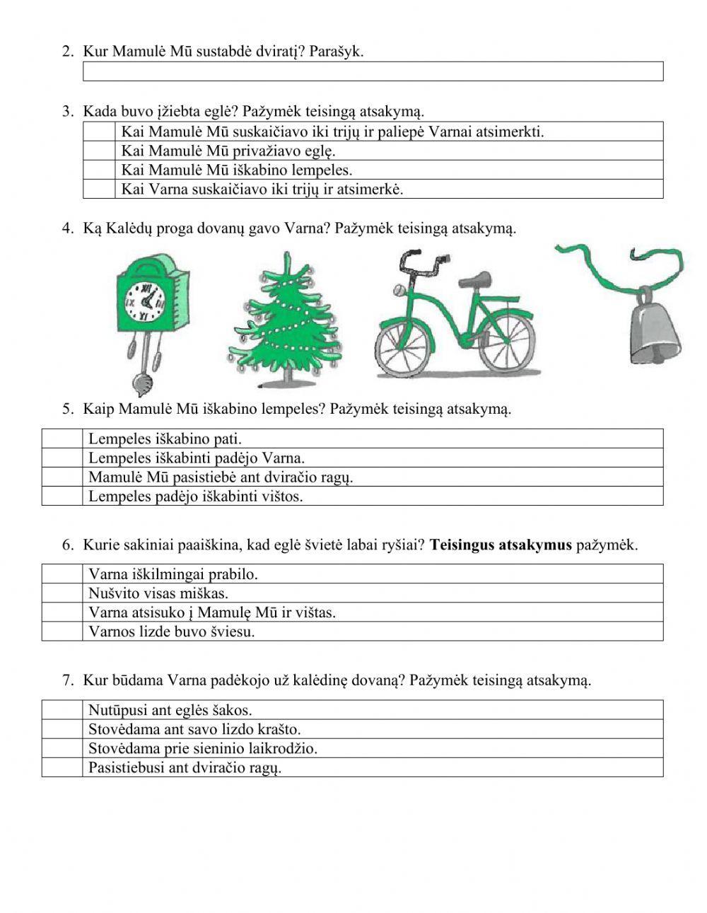 Testas Nr. 4. Kalėdinis