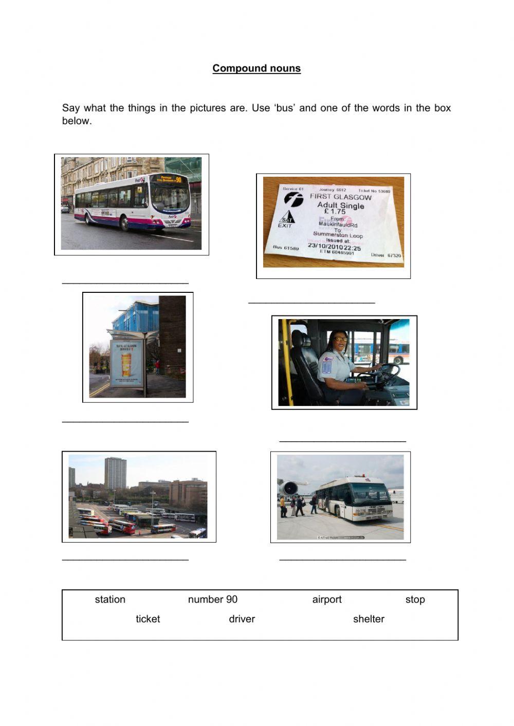 Transport Related Compound Nouns