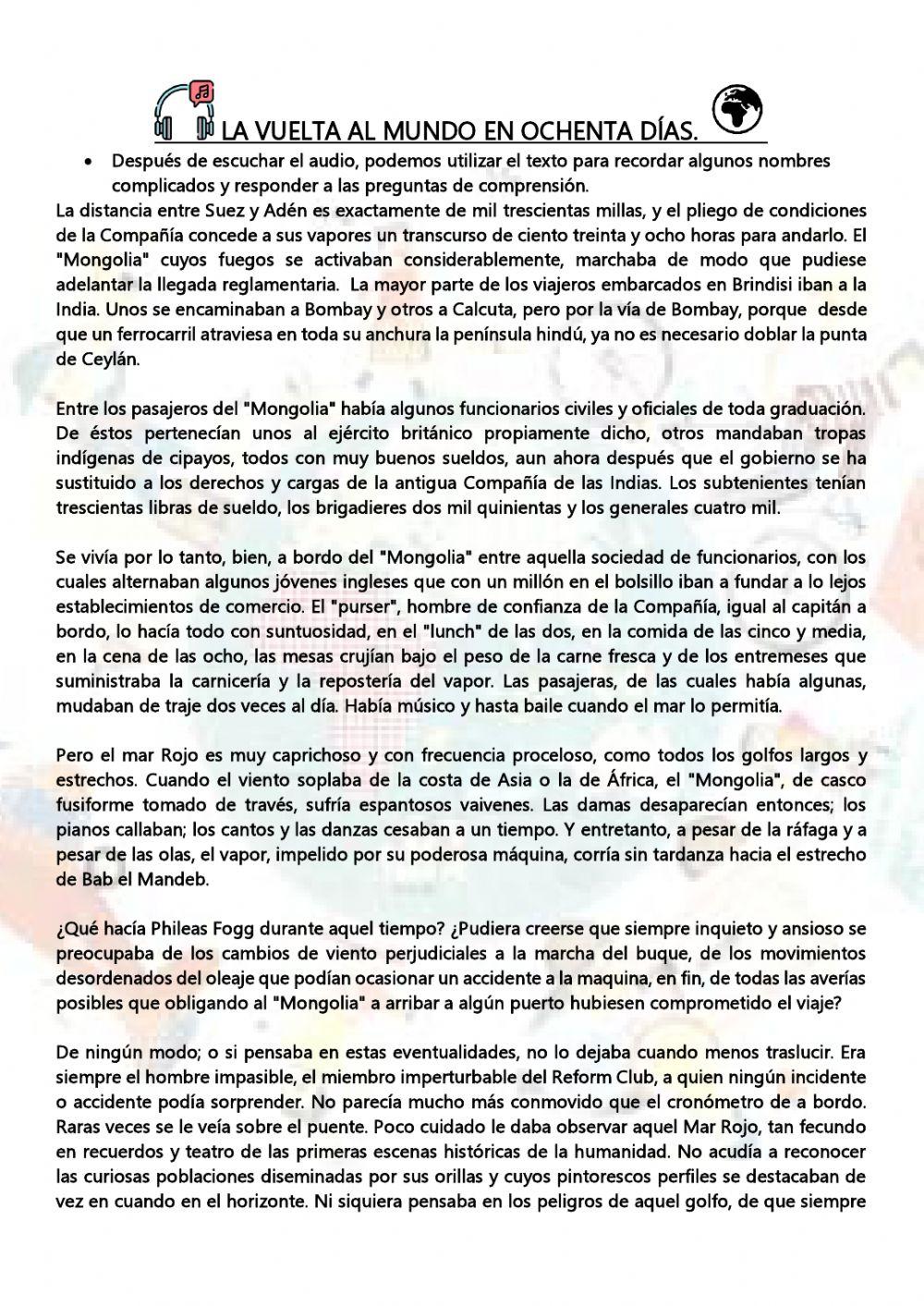 La vuelta al mundo en ochenta días.