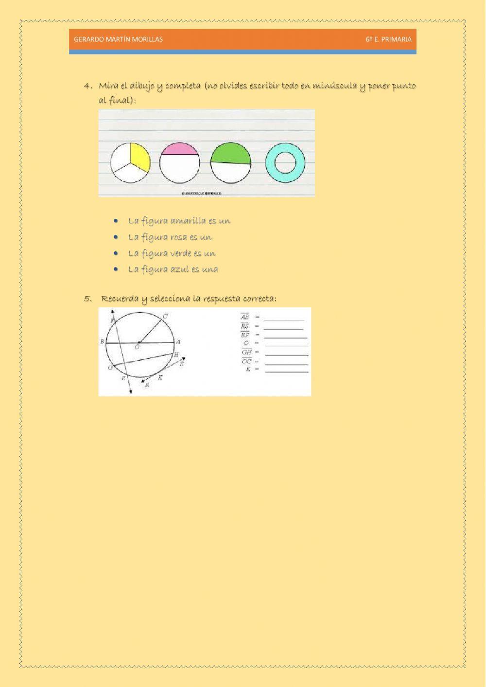 Geometría. Ficha 9.