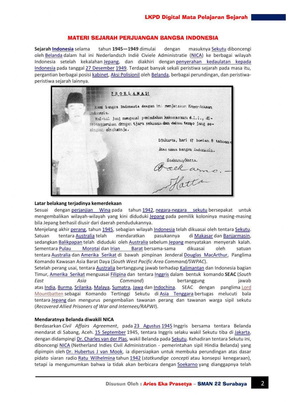 LKPD Digital Mapel Sejarah