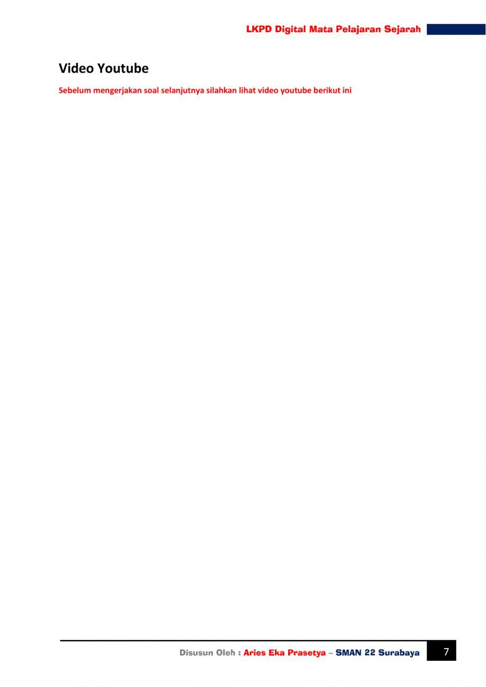 LKPD Digital Mapel Sejarah