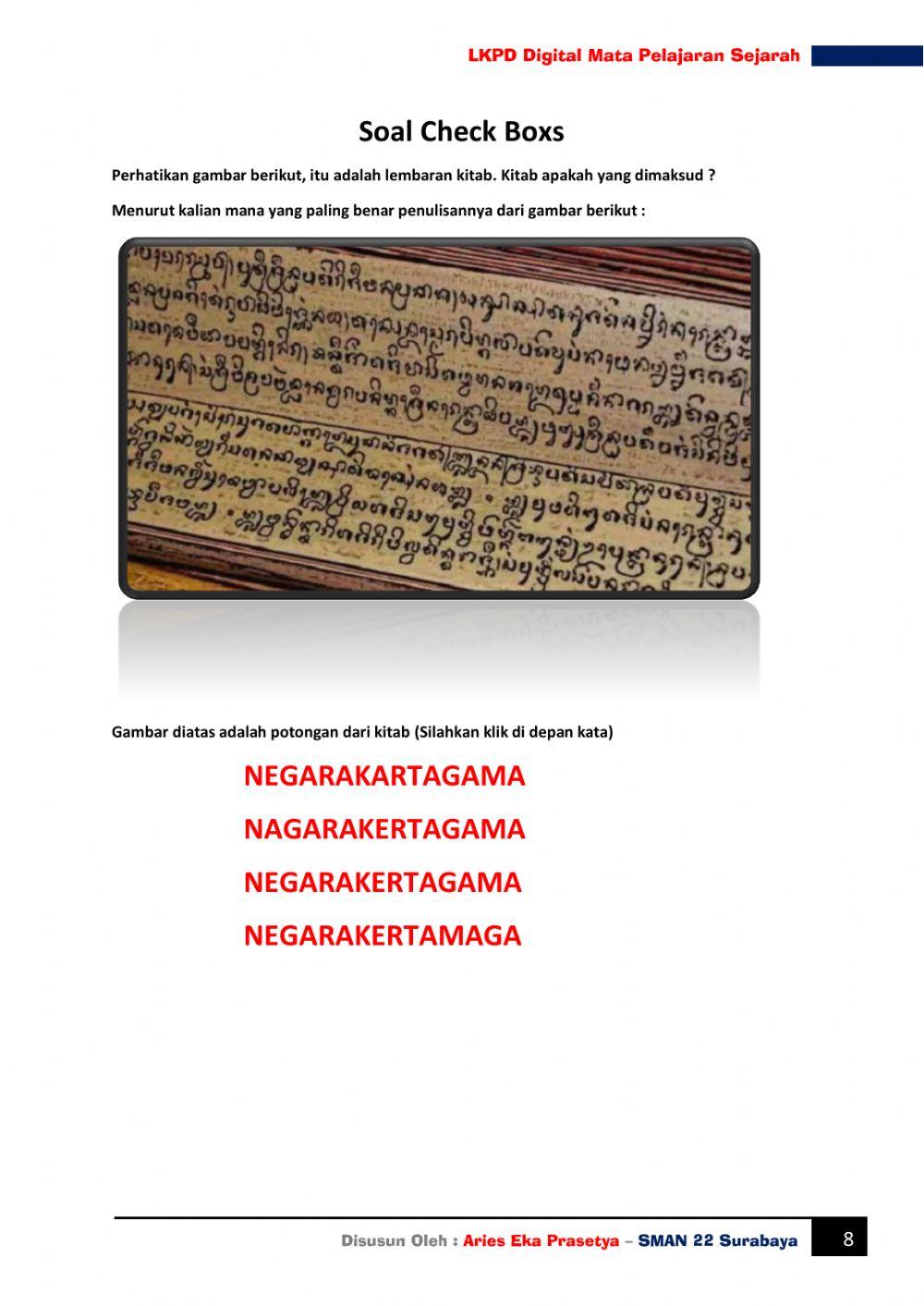 LKPD Digital Mapel Sejarah