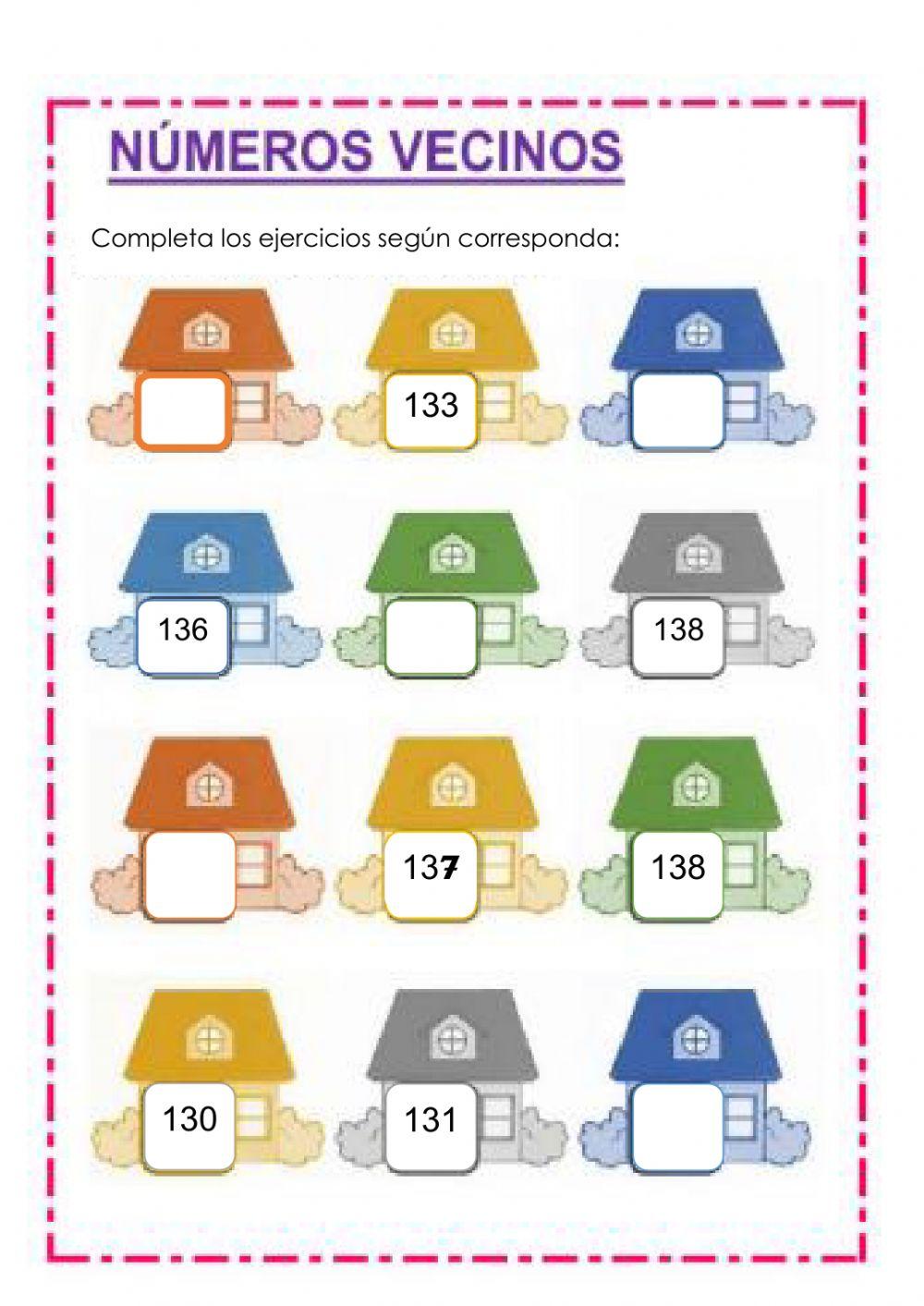 Número anterior y posterior del 130 Número anterior y posterior del 130