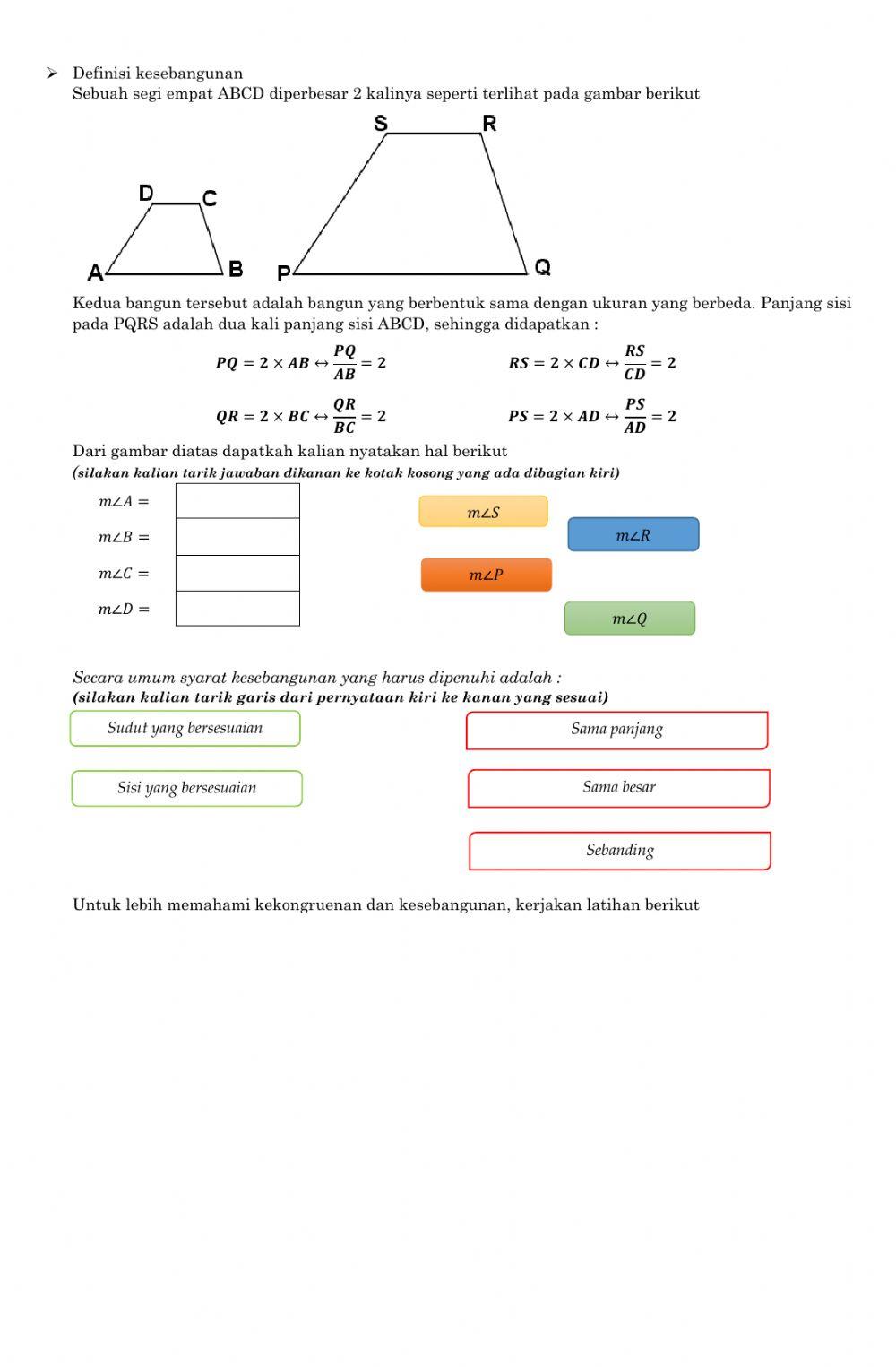 LKPD Kekongruenan dan Kesebangunan