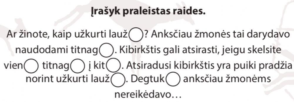 Klausimas ką?