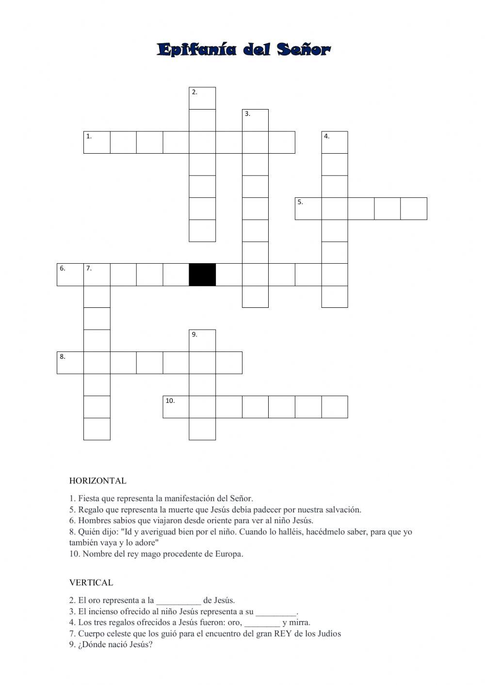 Epifanía del Señor