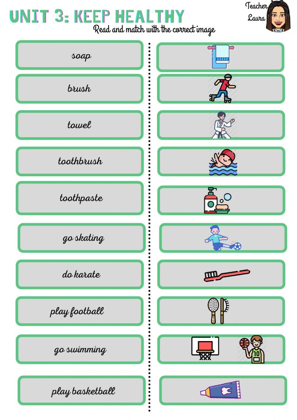 Unit 3: KEEP HEALTHY