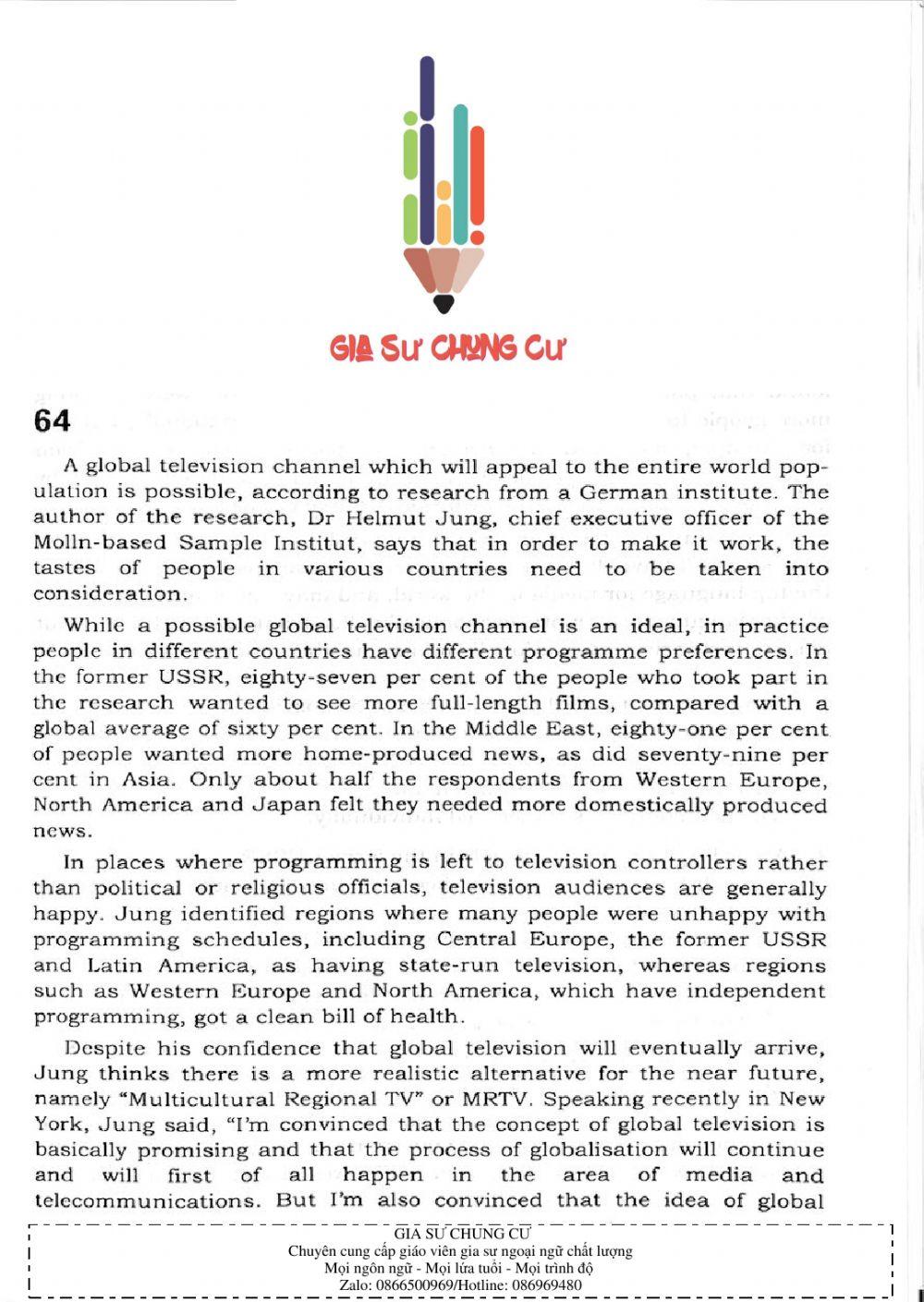 Trắc nghiệm Kỹ năng đọc hiểu Tiếng Anh số 22