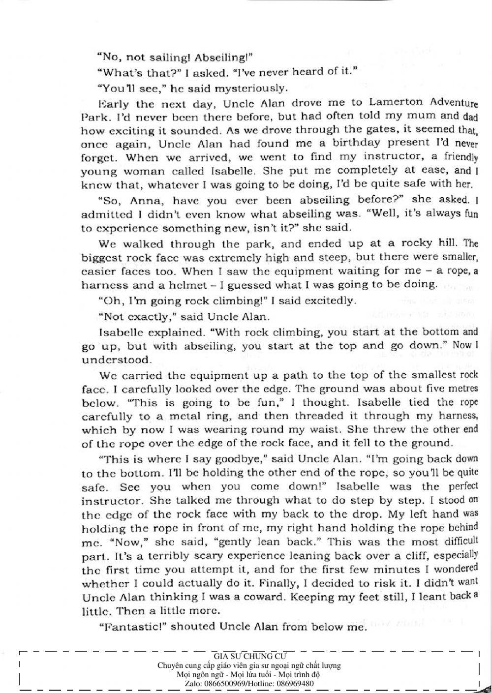 Trắc nghiệm Kỹ năng đọc hiểu Tiếng Anh số 23