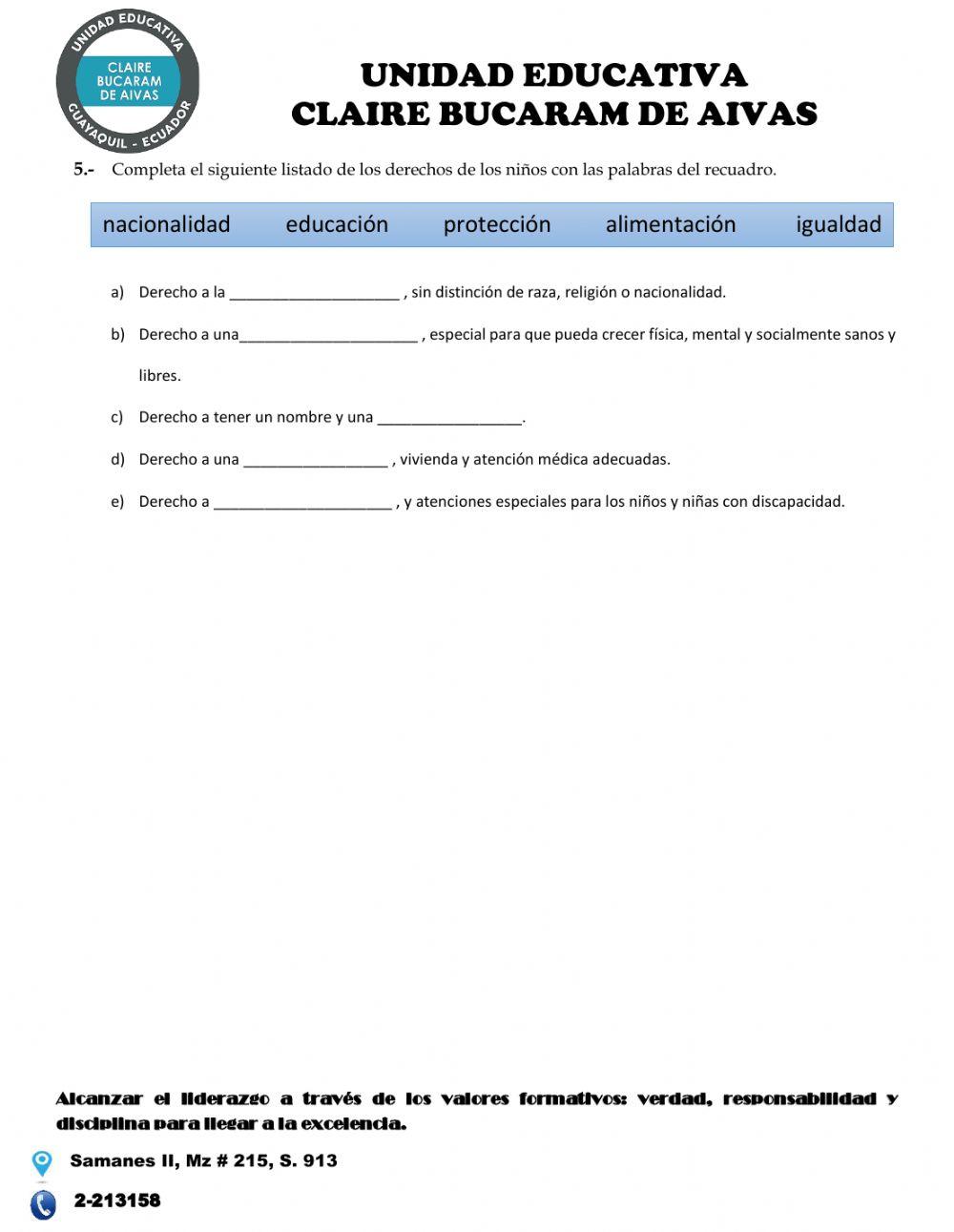 Nosotros, los niños.