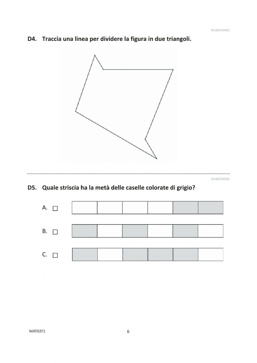 Invalsi matematica 2 2017-2018