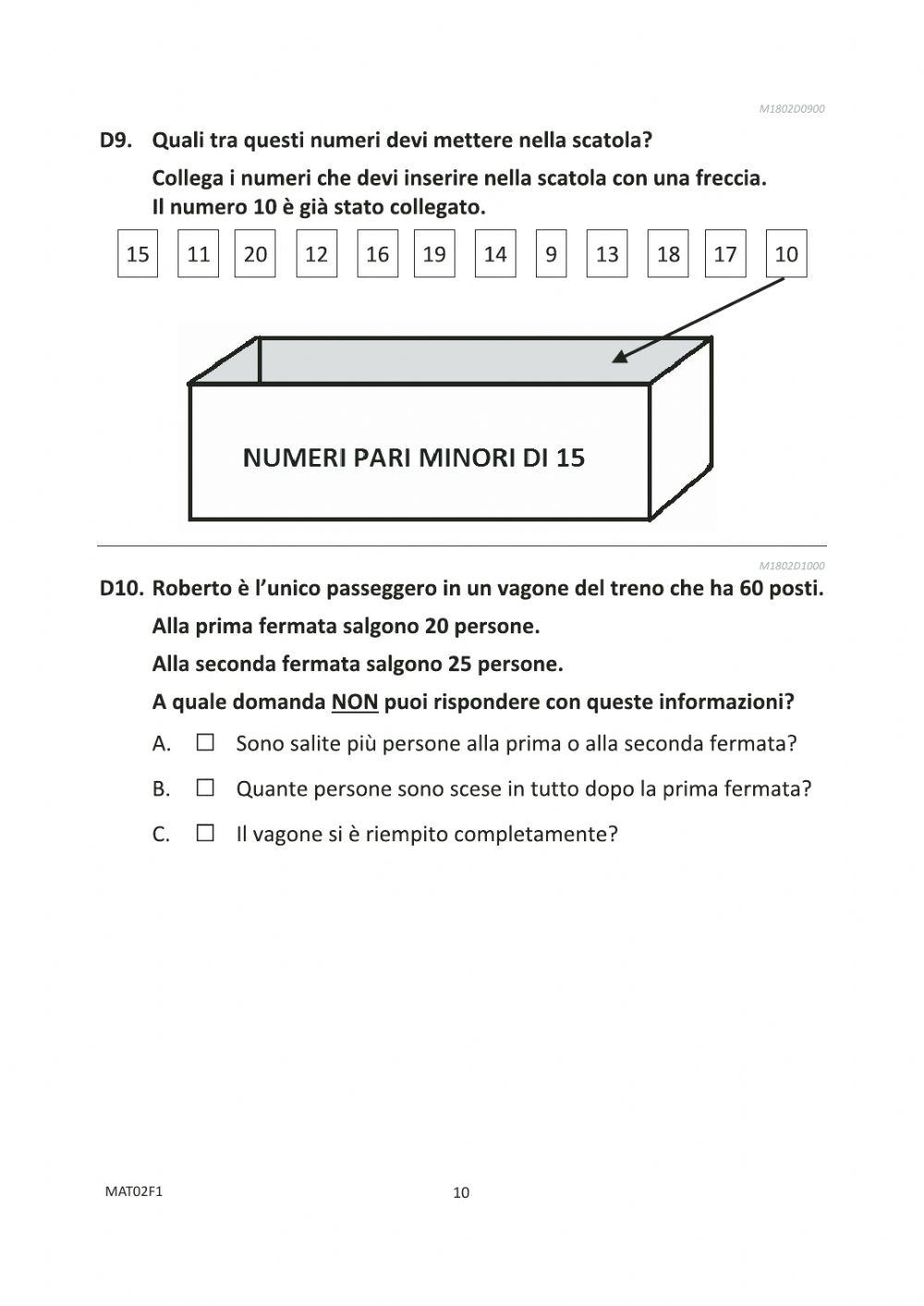 Invalsi matematica 2 2017-2018