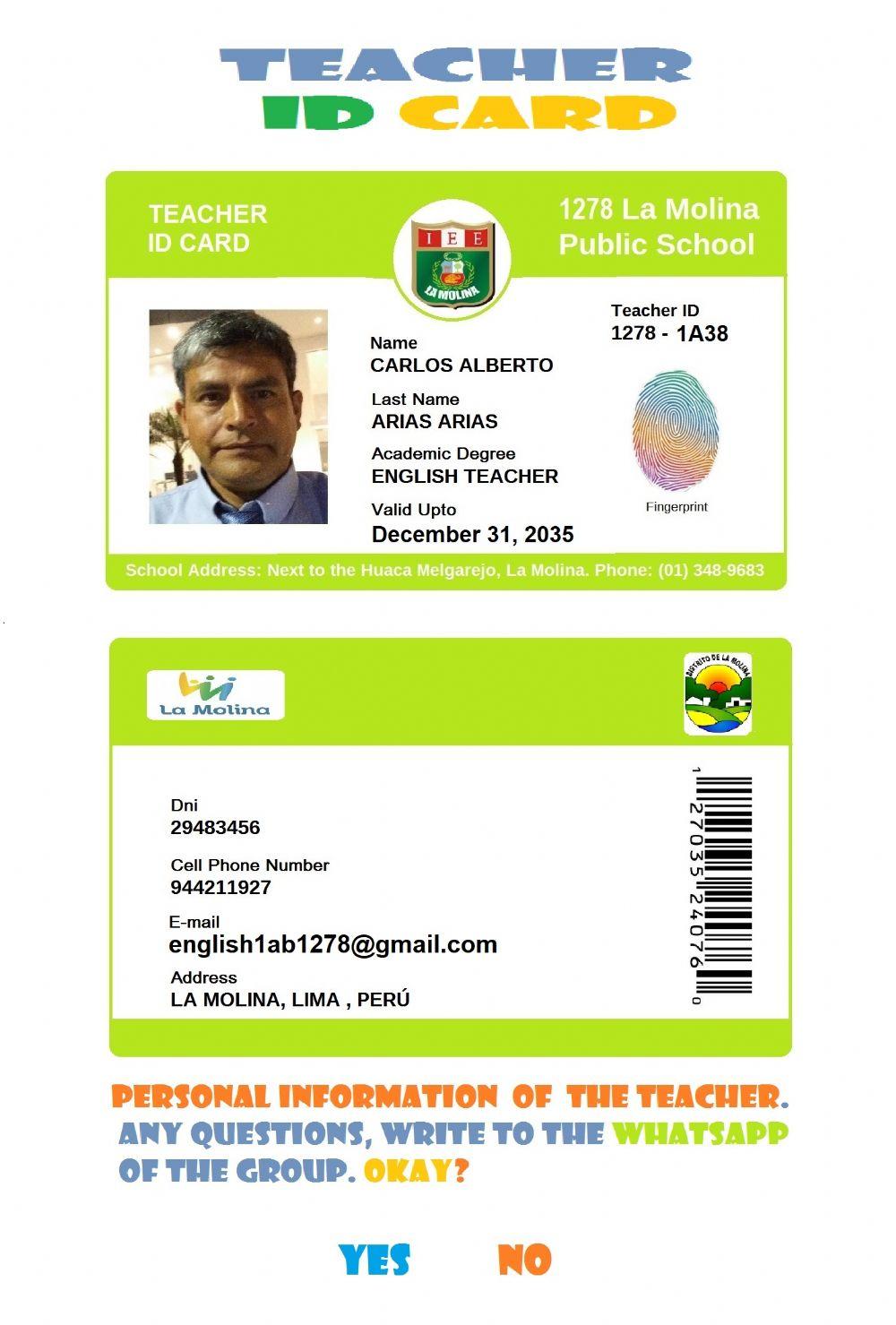 Personal Information