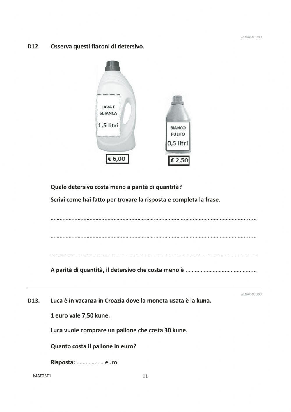 Invalsi matematica 2017-18 5