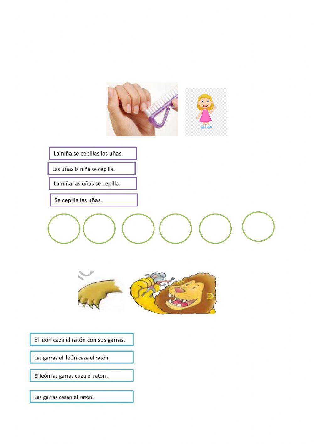 Palabra generadora Uña