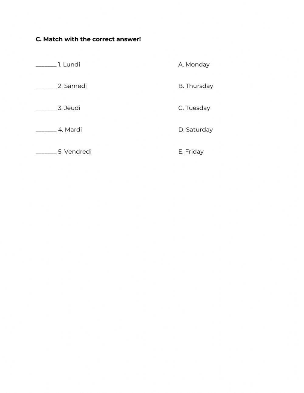 Time and Date Review - 5M