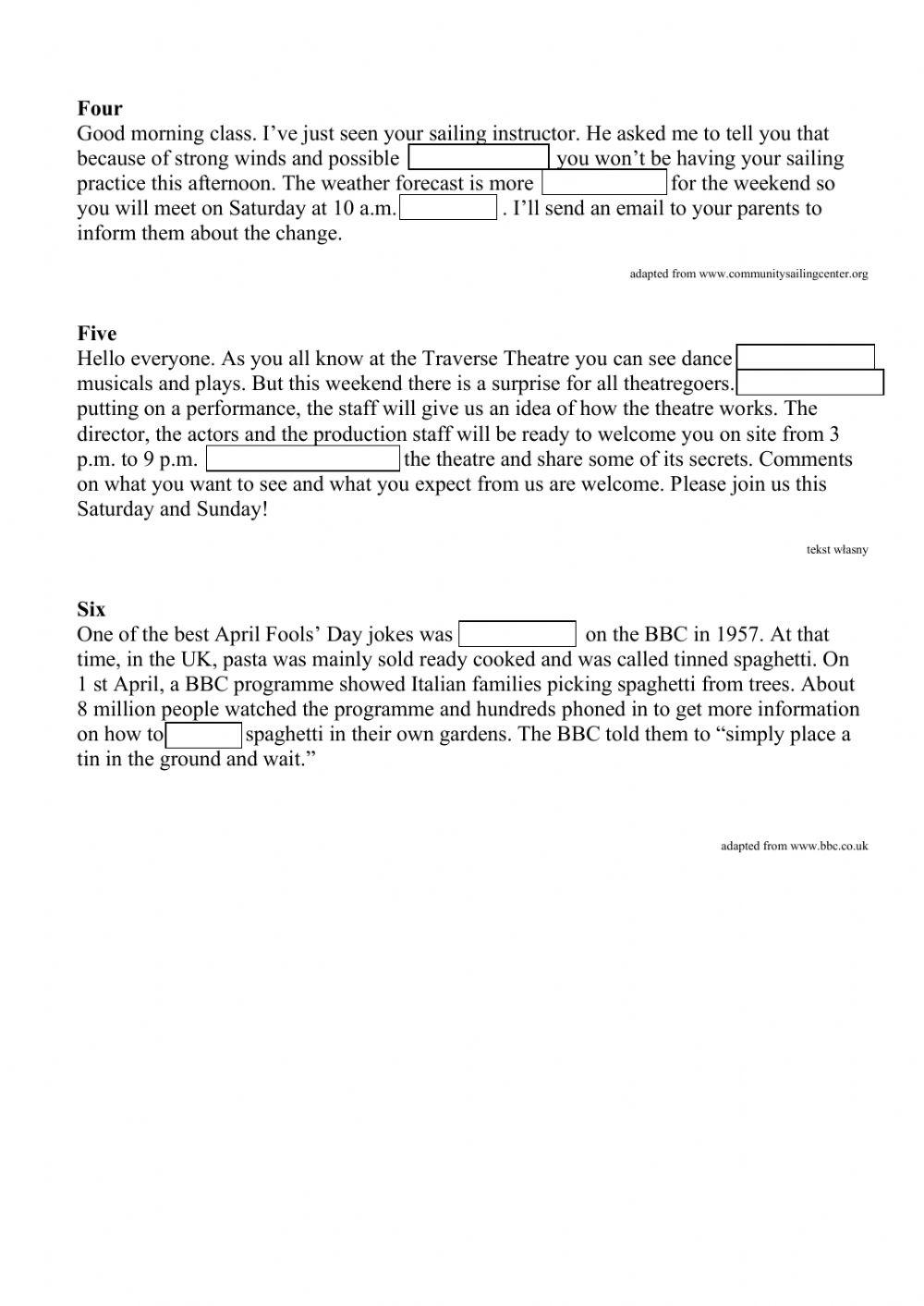 Matura extra listening practice