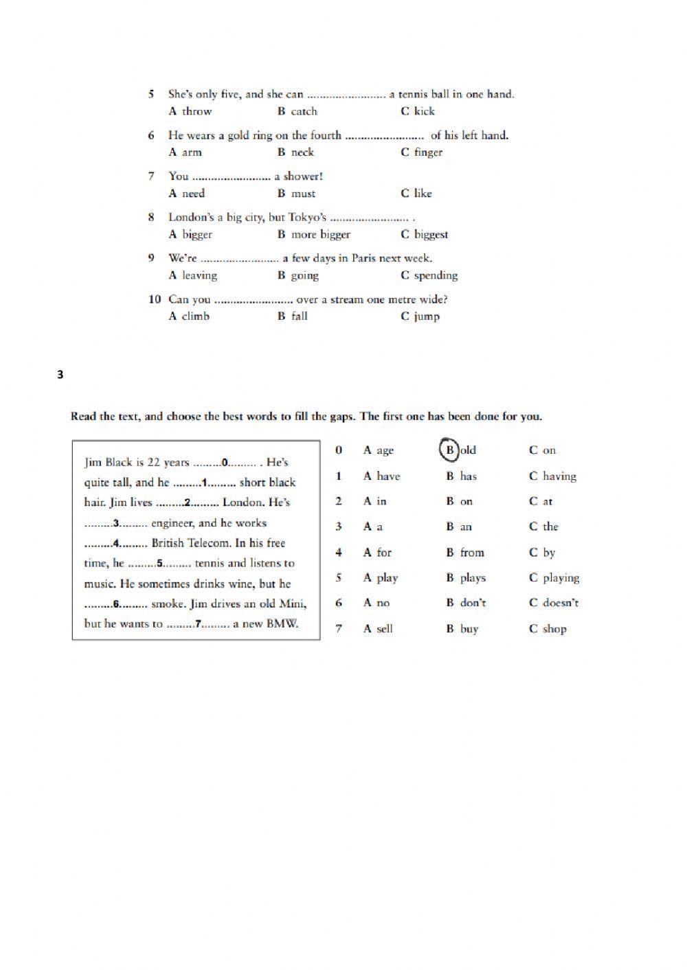 Revision Vocabulary A1