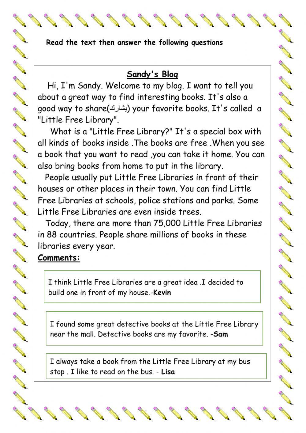 Reading Comprehension