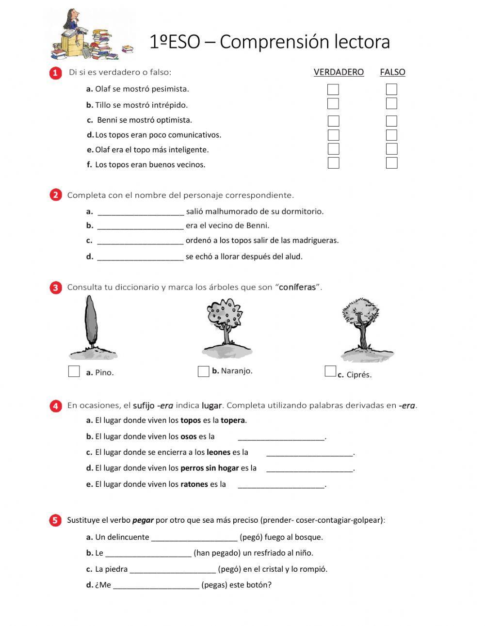 1º ESO C Lectora El alud de tierra