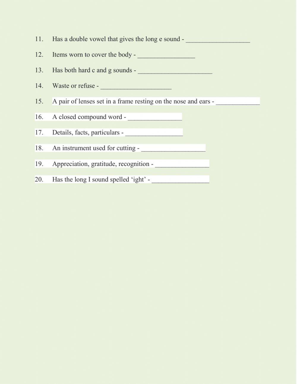 Unaccountable and Plural-only Nouns