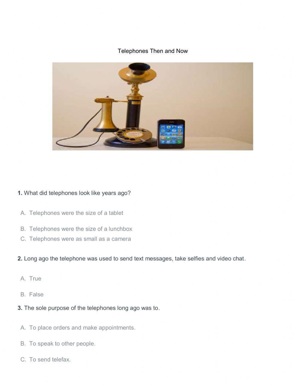 Listening Comprehension Exam 2020