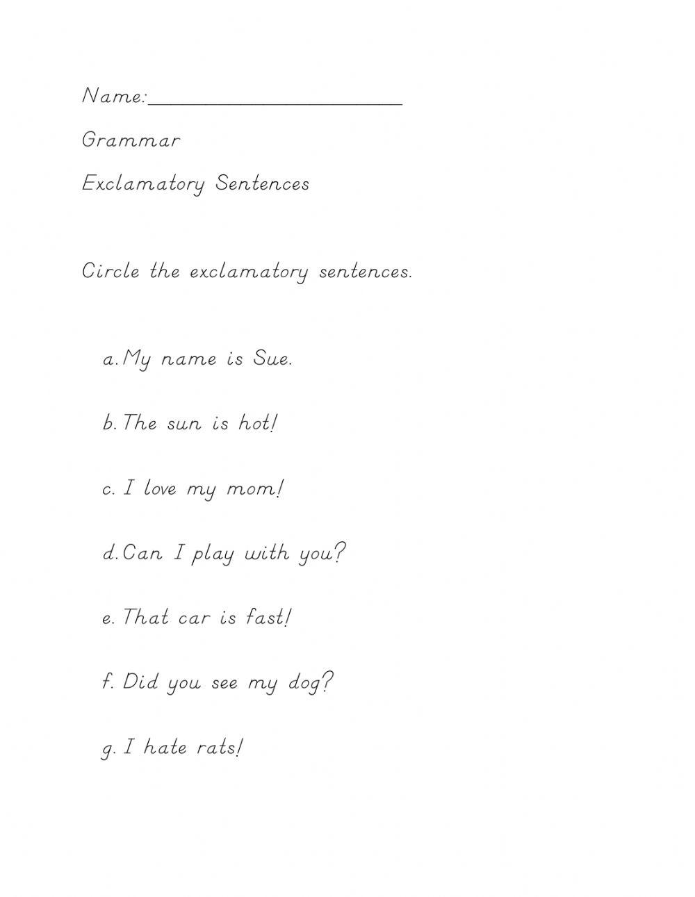 worksheet-live-worksheets