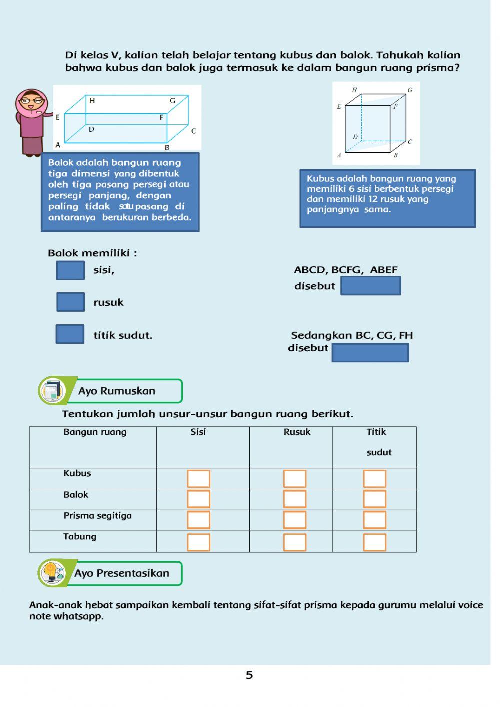 LKPD Matematika Kelas 6 Pembelajaran 1