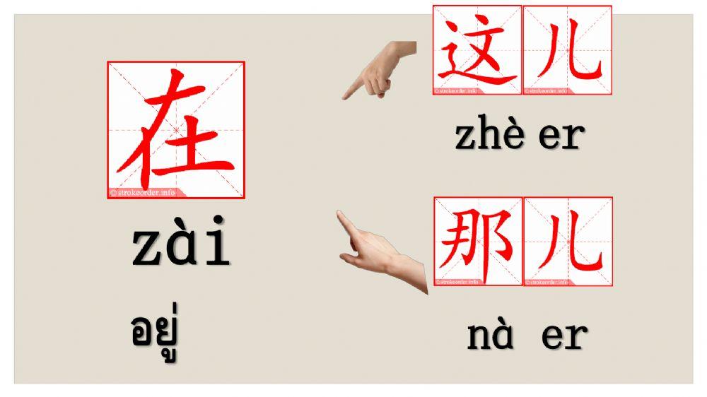 คำศัพท์ กริยา 我的家