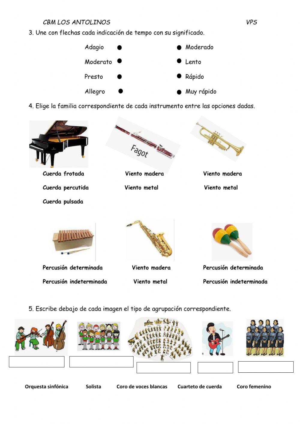 5º repaso 1er trimestre MÚSICA