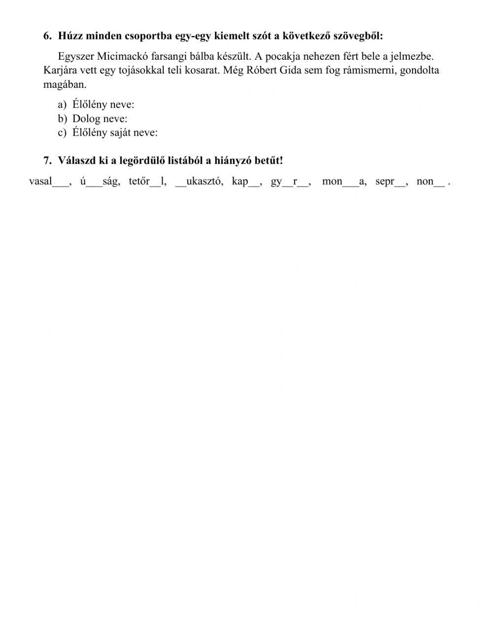 Felmérő Jégvarázs fejezet