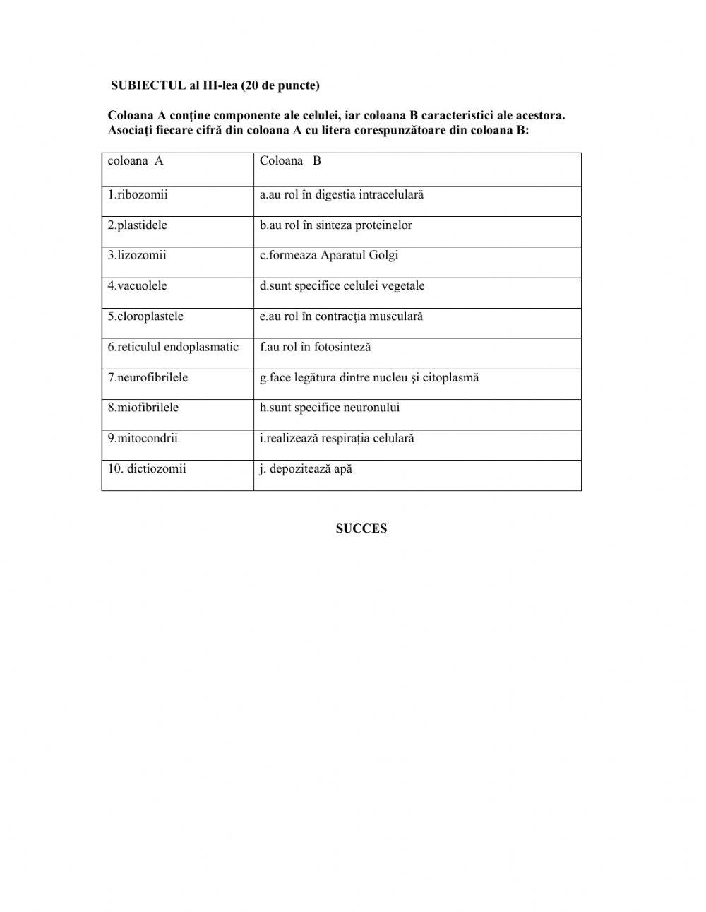 Celula eucariota si diviziunea celulara