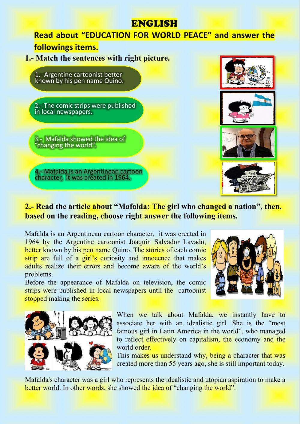 Education for World Peace