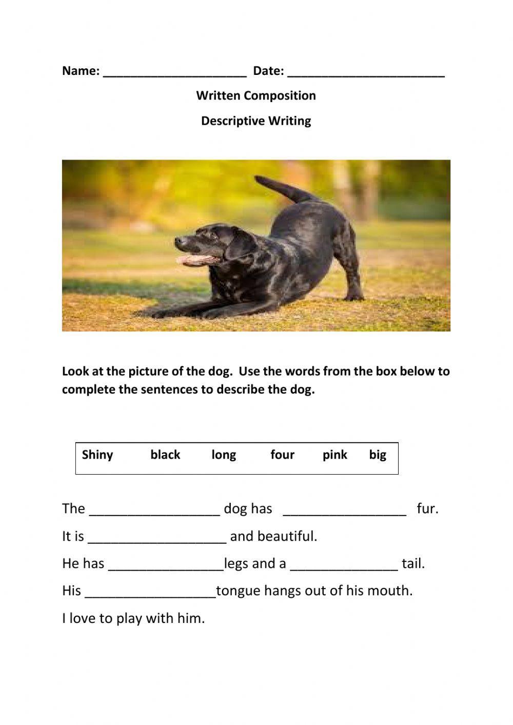Descriptive Writing