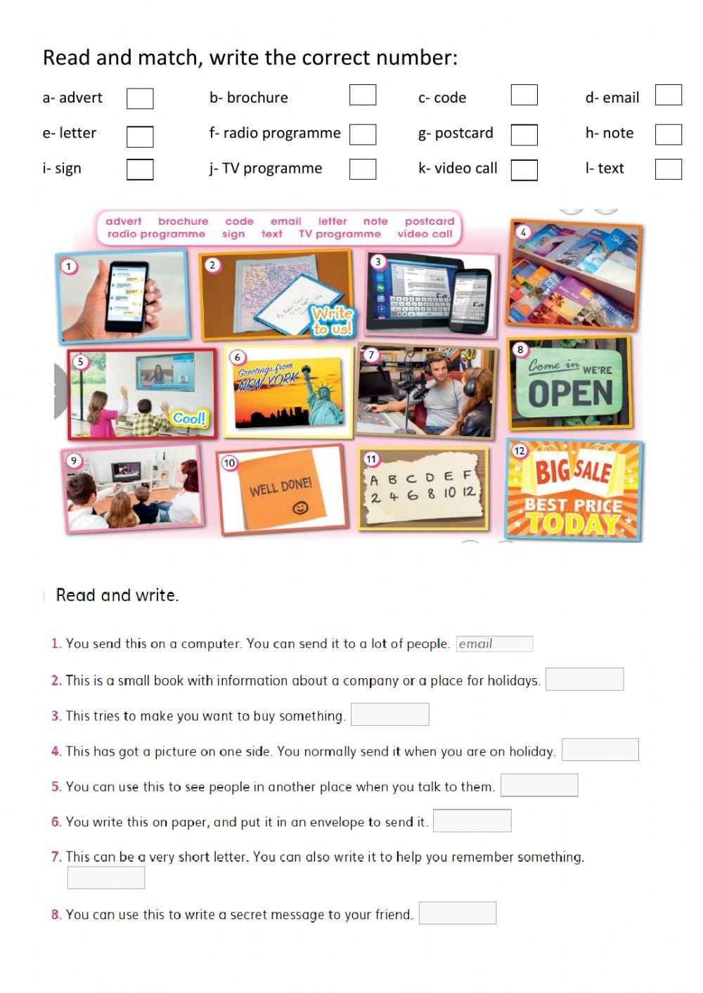 Vocabulary - Communication