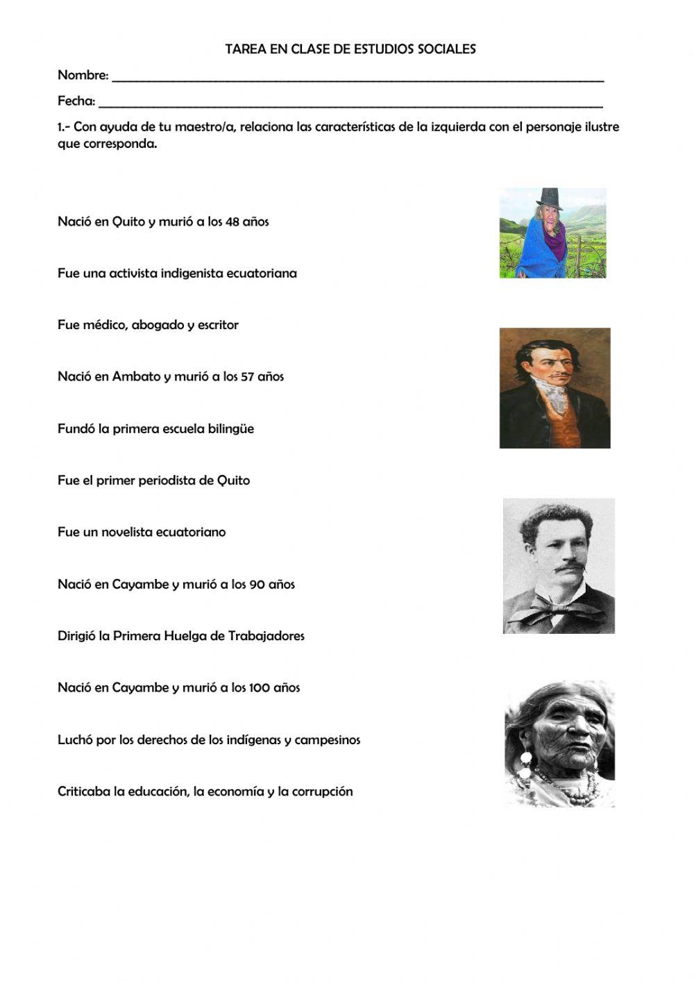 Personajes históricos