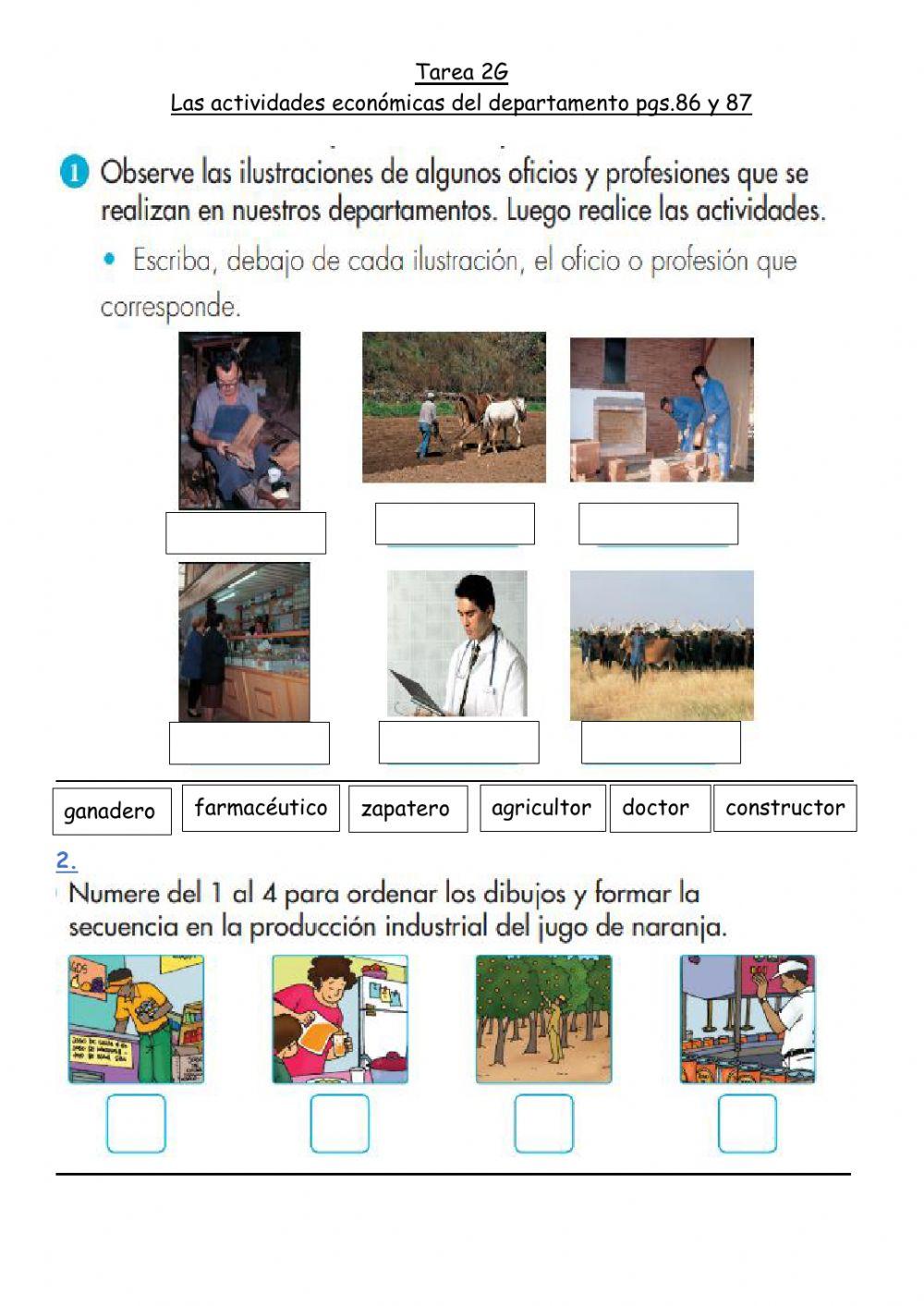 Actividades productivas-2G